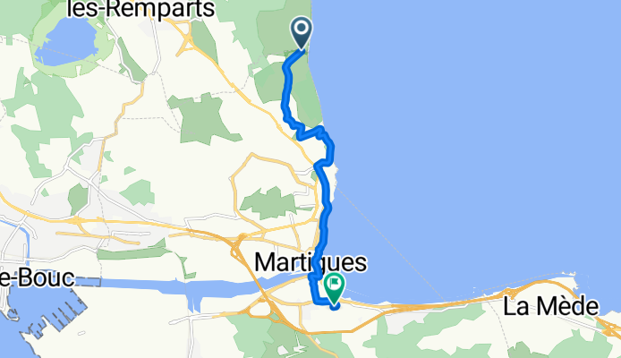 Itinéraire vers 6 Boulevard Gérard Philipe, Martigues