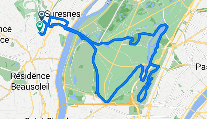 De 156–158 Boulevard du Maréchal de Lattre de Tassigny, Suresnes à 9 Domaine des Hocquettes, Suresnes
