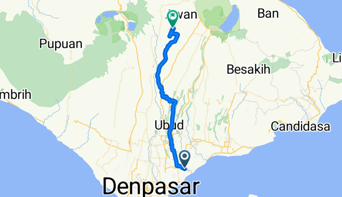 Sukawati to Ulian