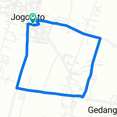 Jalan Jogoroto No.62, Kecamatan Jogoroto to Jalan Jogoroto No.62, Kecamatan Jogoroto