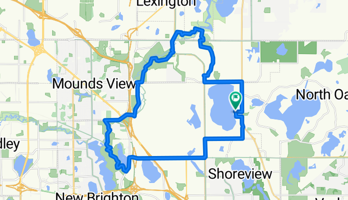 rice creek to long lake- 25 mi