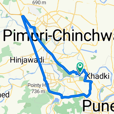Slow ride in Pimpri-Chinchwad