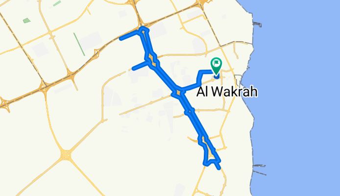 Al Muftha Villages, Al Wakrah to Unnamed Road, Al Wakrah