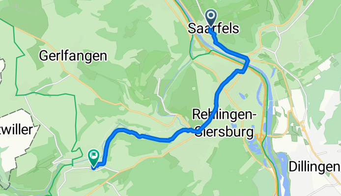 Wendelinusstraße, Beckingen nach Lothringer Straße 4, Rehlingen-Siersburg