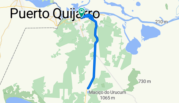 Rota desde Rua Sete de Setembro 1325