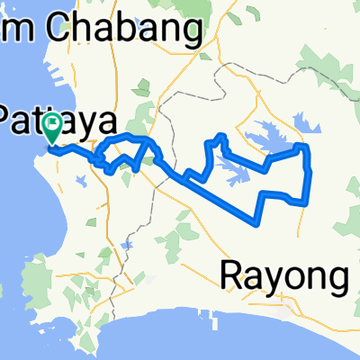 Pattaya's East 150 km