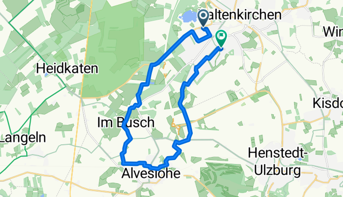 Kallieser Stieg 9, Kaltenkirchen to Krückauring 203, Kaltenkirchen