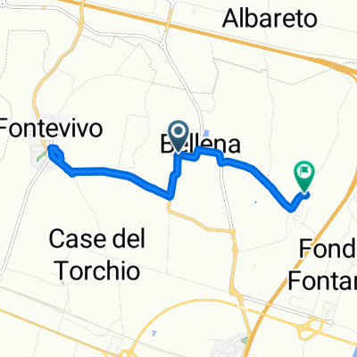 Da Strada Vecchia di Bellena 8, Fontevivo a Strada Bianconese 94, Bianconese
