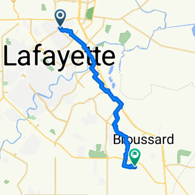 West University Avenue 1407, Lafayette to Longleaf Drive 219, Broussard