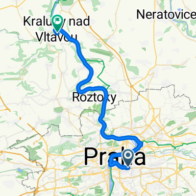 Von Vinohrady nach Králupy (mit dem Zug zurück!)/Z Vinohrad do Kralup (spátky vlakem)