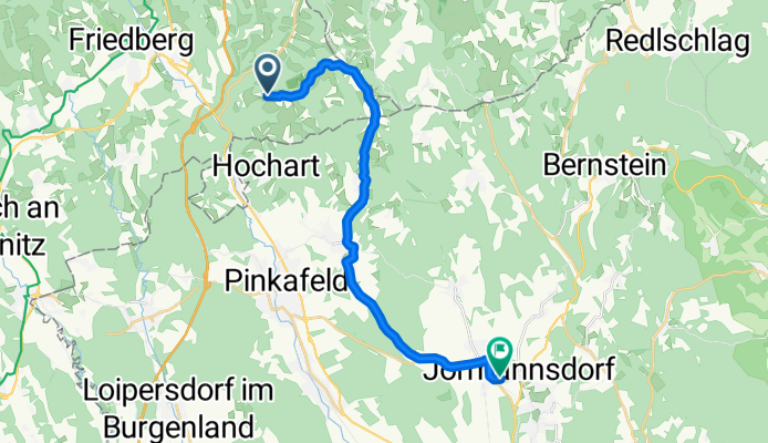 Sparberegg 48 nach Sonnseitn 16, Oberschützen