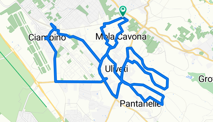 Da Via Capri 56, Ciampino a Via Capri 56, Ciampino