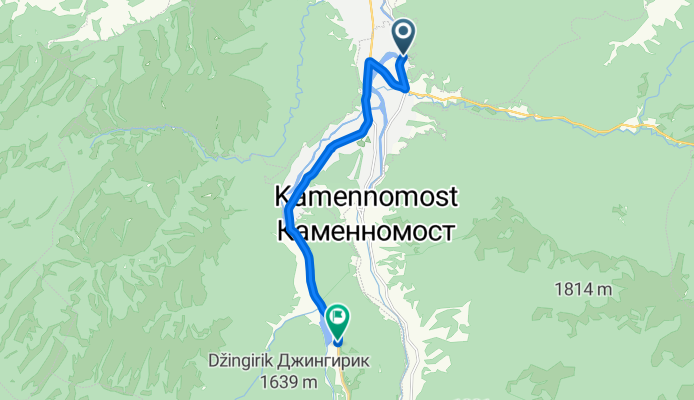 маршрутепшпшппш с улица Коммунистическая, Карачаевск