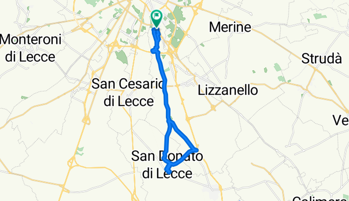 Da Via Alcide De Gasperi 56, Castromediano a Via Alcide De Gasperi 49–55, Castromediano