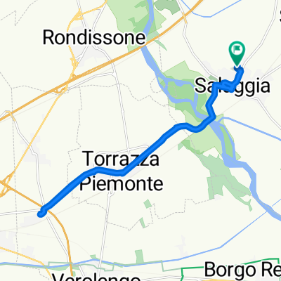 Da Via Don Carra 70/A, Saluggia a Via Don Carra 70/A, Saluggia