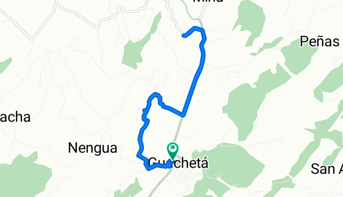 FRONTERA   De Carrera 5 4-1, Guachetá a Carrera 5 4-1, Guachetá