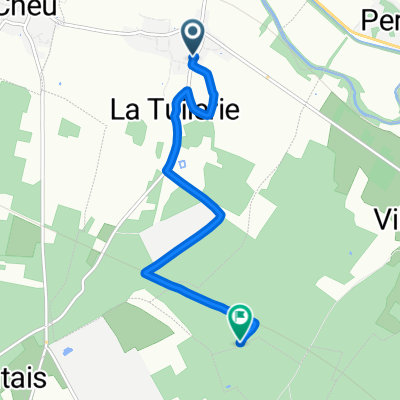 Itinéraire à partir de 18 Rue du Thureau, Jaulges