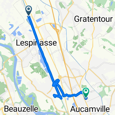 De 5 Chemin de Bordeneuve, Lespinasse à 34 Rue des Rosiers, Fonbeauzard