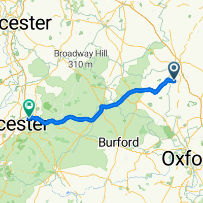 Milton to Cheltenham and back