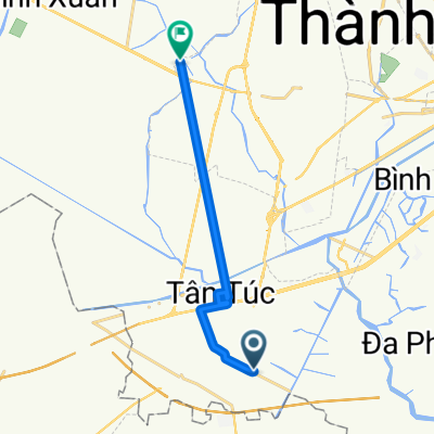 Đoàn Nguyễn Tuấn 15/3b to Đường Võ Văn Vân 74