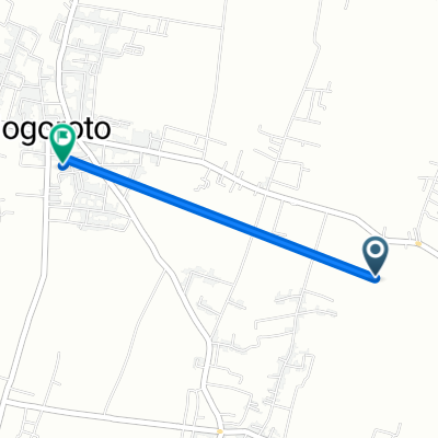 Jalan Raya Menganto, Kecamatan Jogoroto to Unnamed Road, Kecamatan Jogoroto