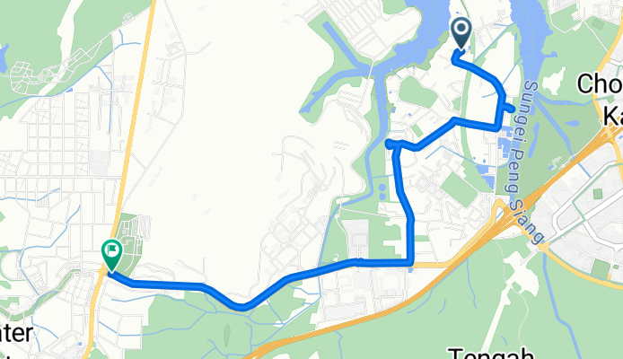 Sungei Tengah Road 18, Singapore to Aft Lim Chu Kang Rd, Singapore