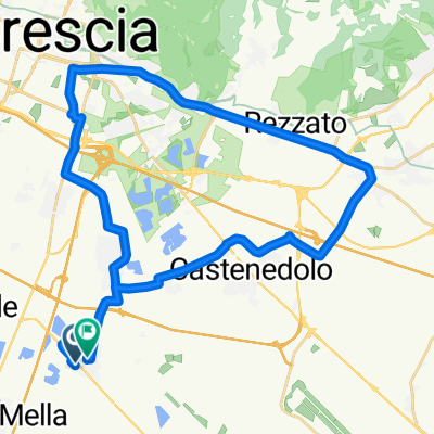 Da Via Caduti 17, Montirone a Via Virgilio 4A, Montirone