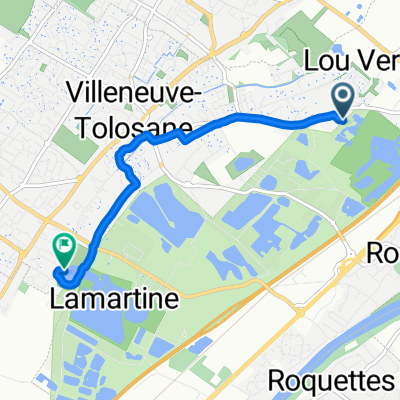 Itinéraire à partir de 68C Route de Portet, Villeneuve-Tolosane