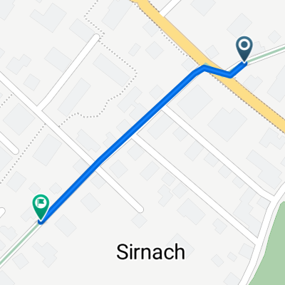Unterdorfstrasse 20, Sirnach to Breitestrasse 24, Sirnach