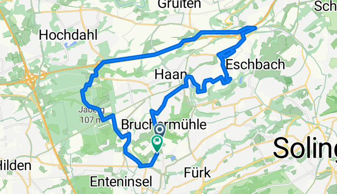 Wilzhauser Weg 2, Solingen nach Schnittert 45, Solingen