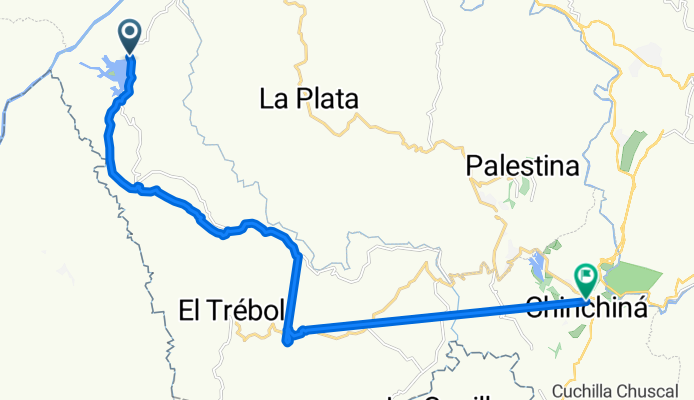 De Unnamed Road a Calle 12 565, Chinchiná