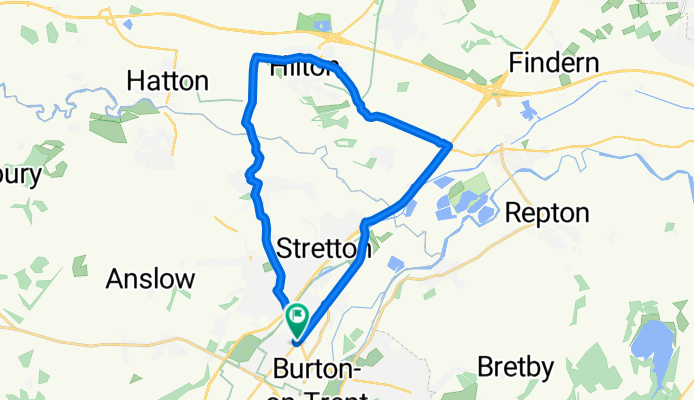 132 Derby St, Burton-On-Trent to 136 Derby St, Burton-On-Trent