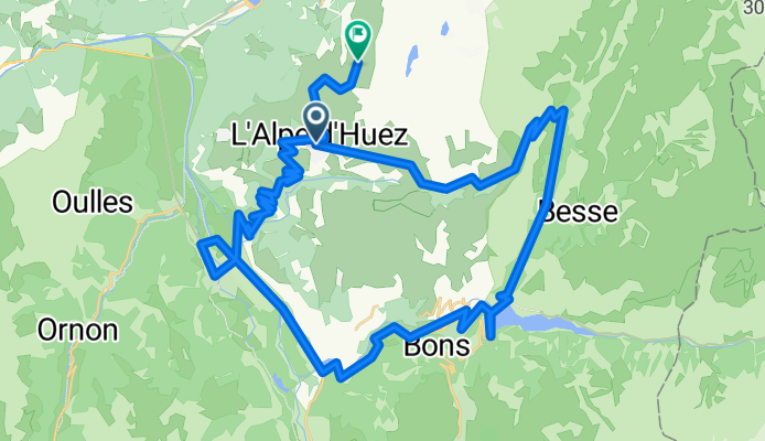 Col de Sarenne - Alpe d Huez - Col de Poutran