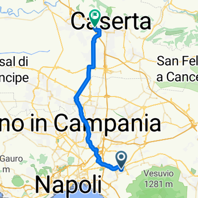 Da Viale delle Ginestre 2, Cercola a Via Vicinale delle Lenze 6, Casagiove