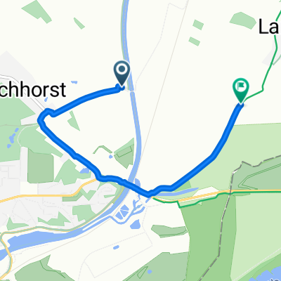 Lanzer Weg, Buchhorst nach Dorfstraße, Lanze