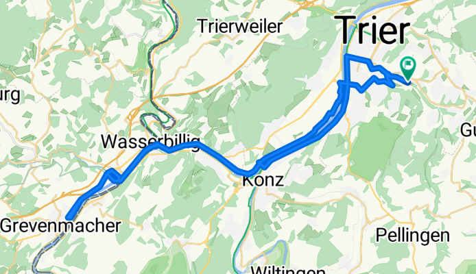 St.-Anna-StraĂźe 139, Trier do St.-Anna-StraĂźe 96, Trier