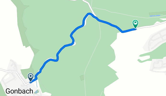 Waldstraße 4–6, Gonbach nach K39, Sippersfeld