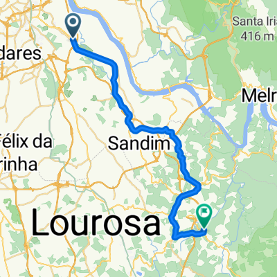 De Rua Pombal 44, Vila Nova de Gaia a Rua Souto 178, Louredo