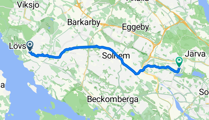 Kråkbärsgränd 16 to Lötsjövägen 1B