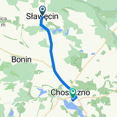 Sławęcin do Mur Południowy 1, Choszczno