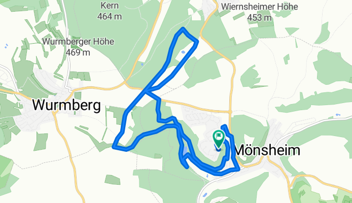 Waldstraße 13, Mönsheim nach Waldstraße 11, Mönsheim