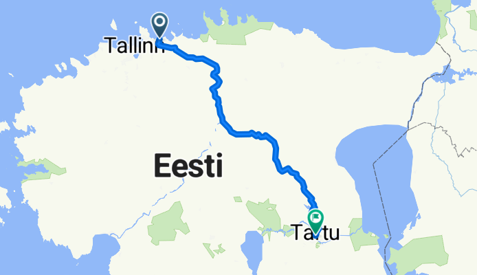 От Nurga 7, Maardu до Turu, Tartu