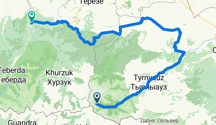 Кавказ часть Эльбрус - Карачаевск