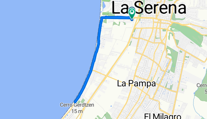 De Avenida Francisco de Aguirre 1069, La Serena a Avenida Francisco de Aguirre 1069, La Serena