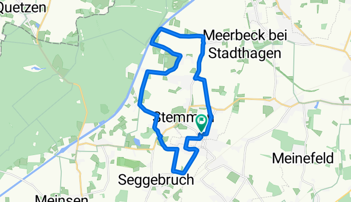 Auf dem Bergkrug 14, Hespe nach Auf dem Bergkrug 14, Hespe