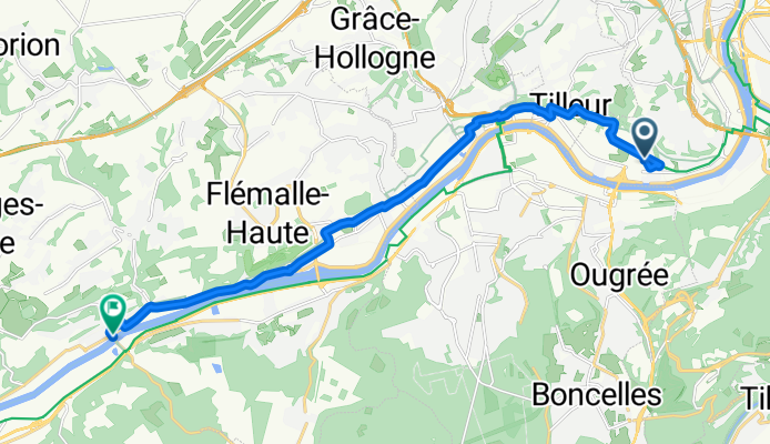 De Rue de l'Avouerie 15, Liège à Pont d'Engis, Engis