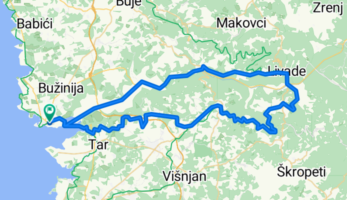 (Predlog) Novigrad-Vizinada-Motovun-Livade