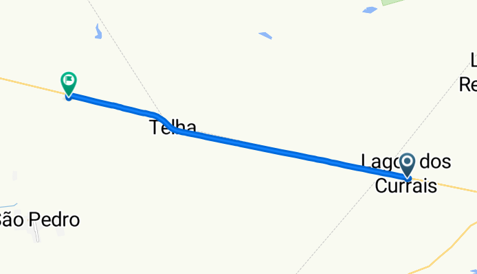 Rota desde BR-304, Macaíba