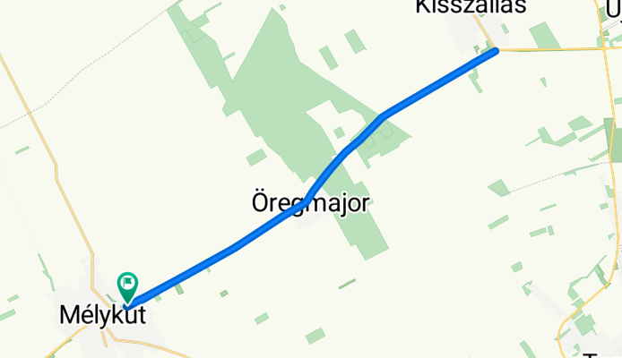 Rákóczi utca 45., Mélykút to Rákóczi utca 45., Mélykút