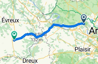 Route in der Bikemap App öffnen
